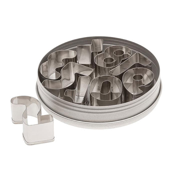 9 piece Number Cutter Set