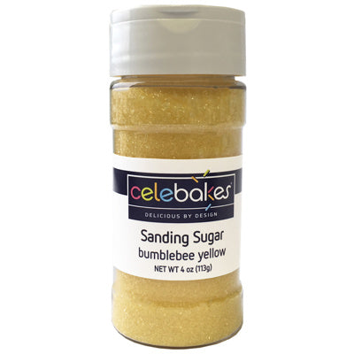 Yellow (BumbleBee Yellow) Sanding Sugar, 4 oz.