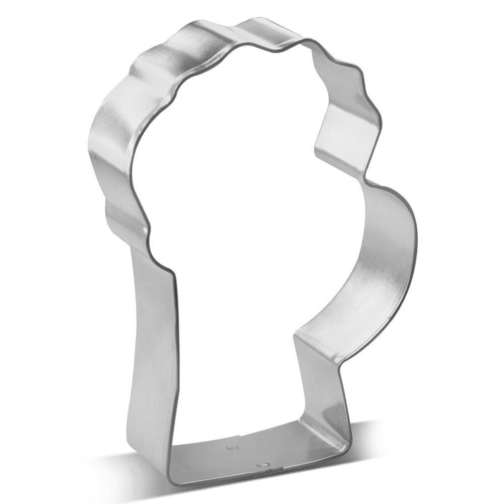 Beer Mug Cookie Cutter, 4 inch.