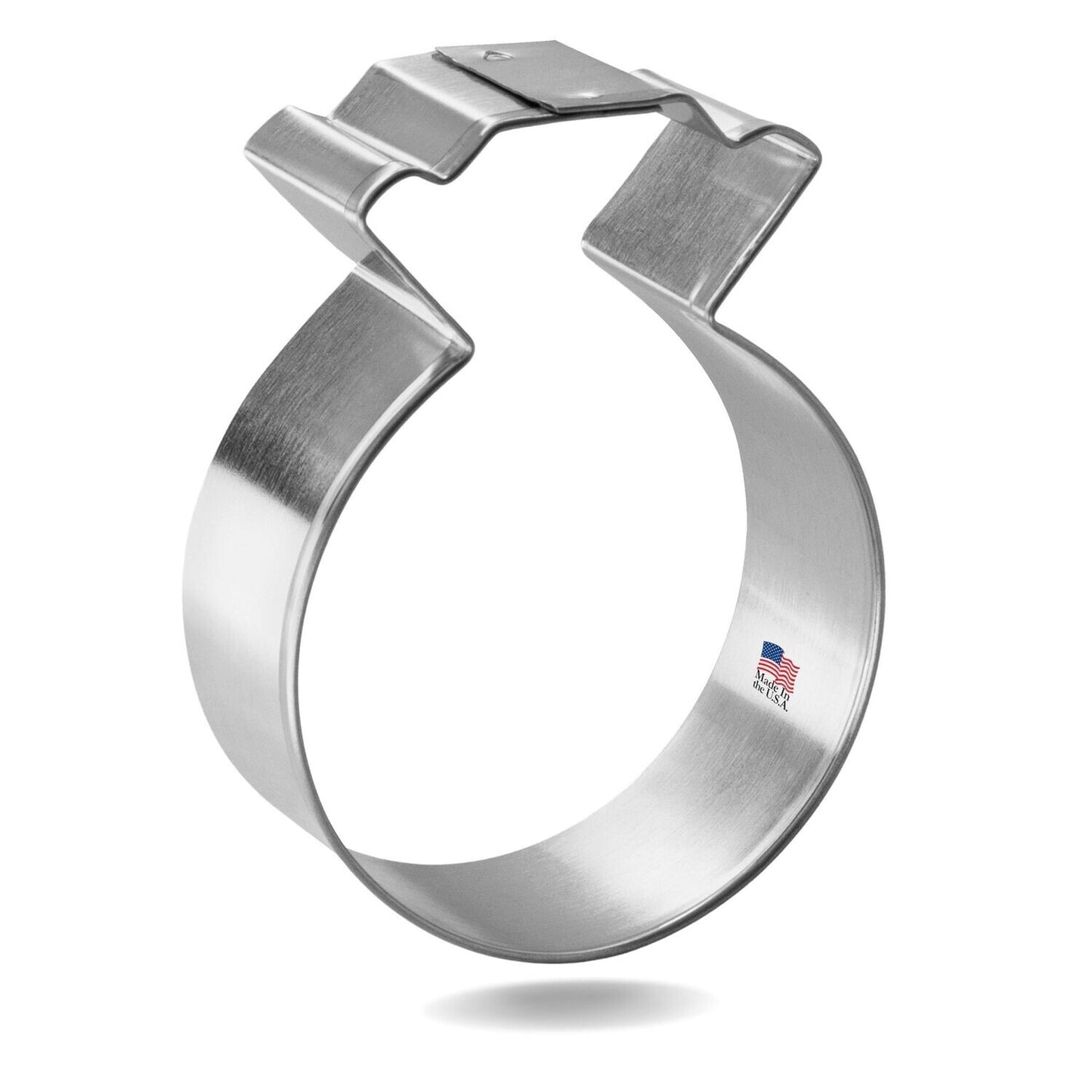 Diamond Ring Cookie Cutter, 3 inch.