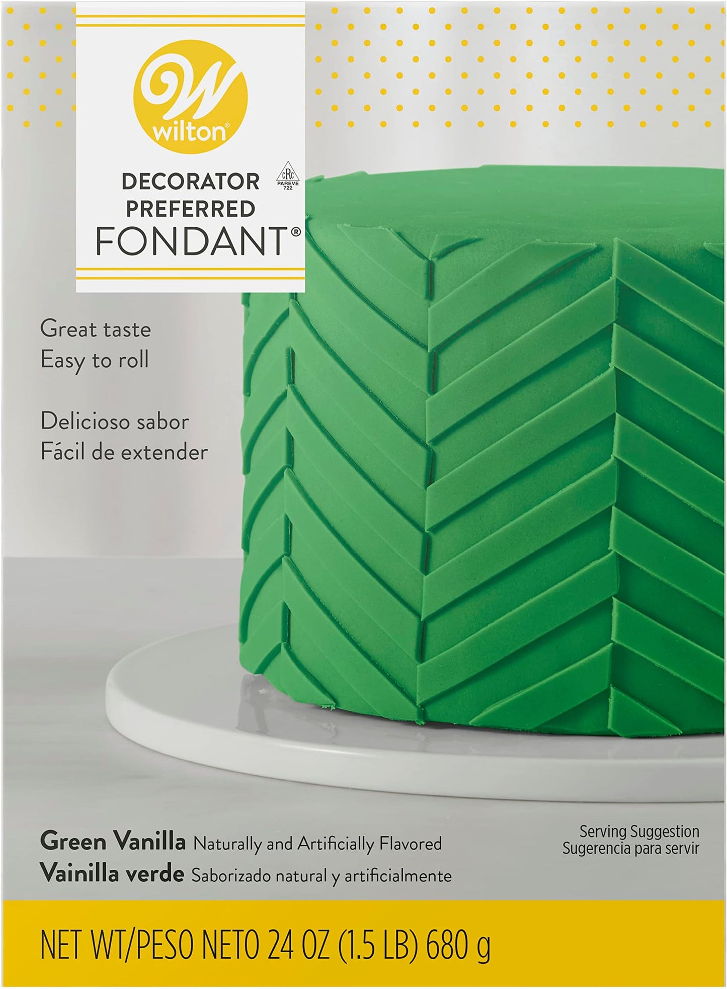 Green Fondant Decorator Preferred, 24 oz.