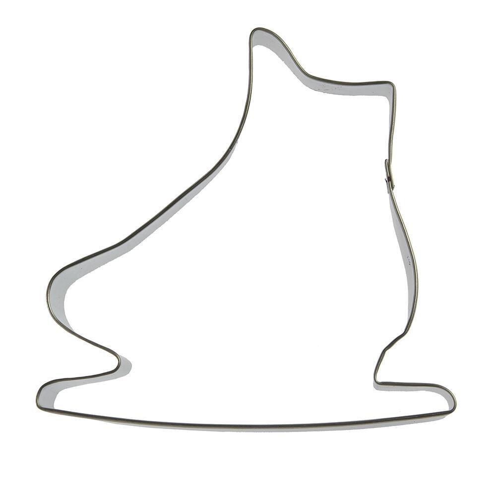 Ice Skate Cookie Cutter, 3.75 inch.