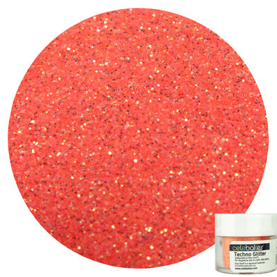Miami Orange Techno Glitter, 5 grams