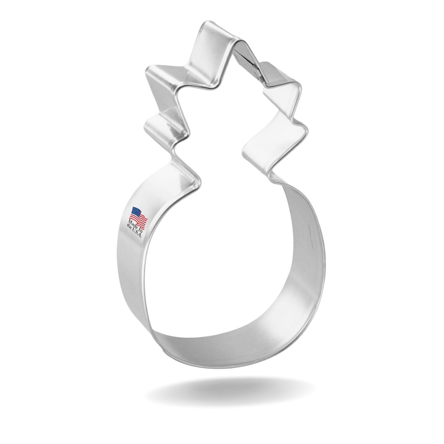 Pineapple Cookie Cutter, 4 inch.