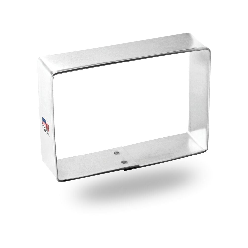 Rectangle Cookie Cutter, 3 inch. (3"x2")