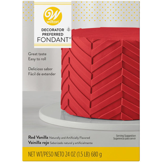 Red Fondant Decorator Preferred, 24 oz.