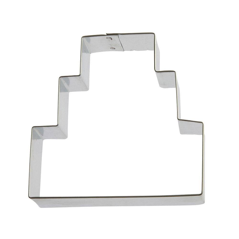 Three Layer Cake Cookie Cutter, 3.5 inch.