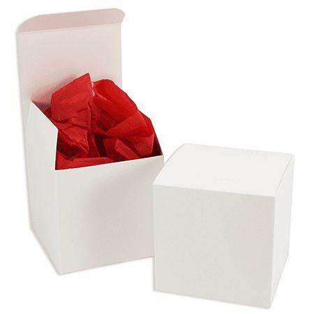 White Square Box (4"x4"x4")