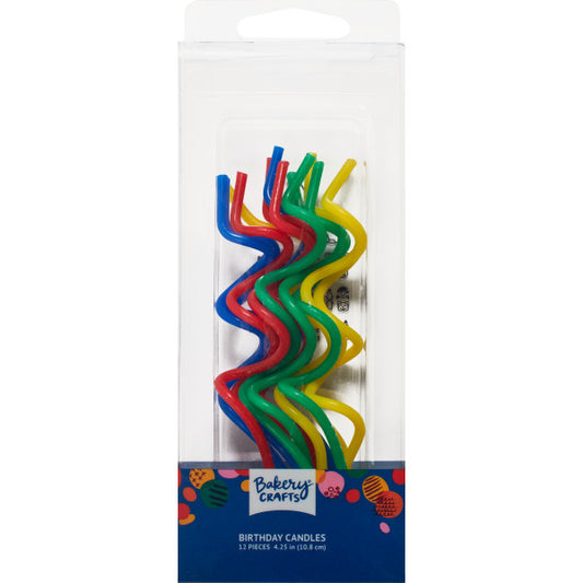 Twist Candles, Primary Colors