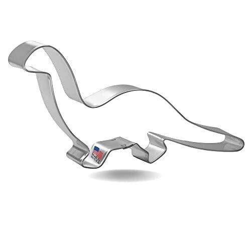 Apatosaurus Dinosaur Cookie Cutter, 7.25 inch.