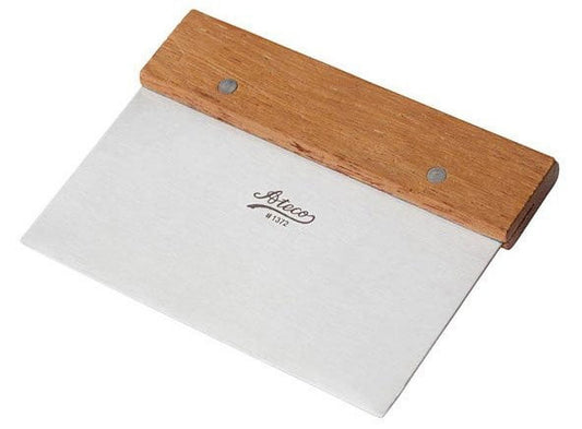 Bench Scraper with Wood Handle
