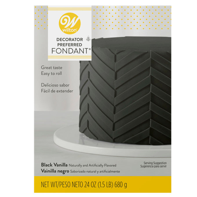 Black Fondant Decorator Preferred, 24 oz.