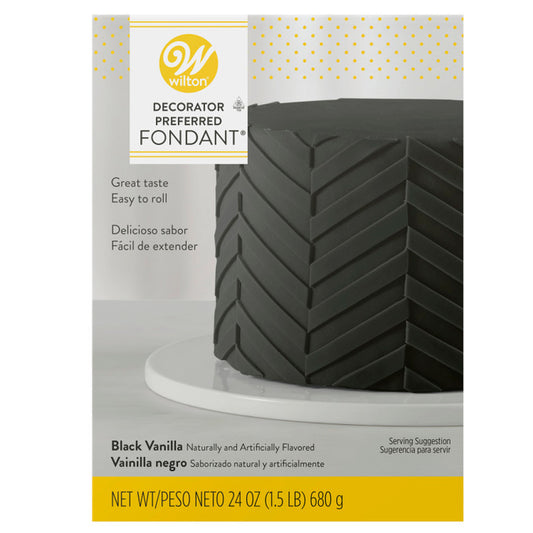 Black Fondant Decorator Preferred, 24 oz.
