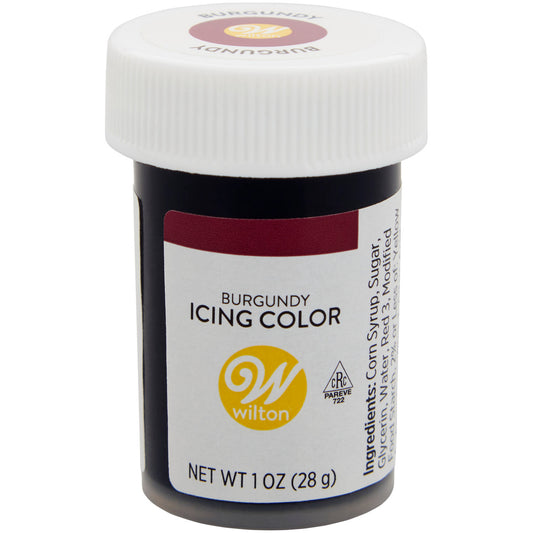 Burgandy Gel Food Coloring, 1 oz.