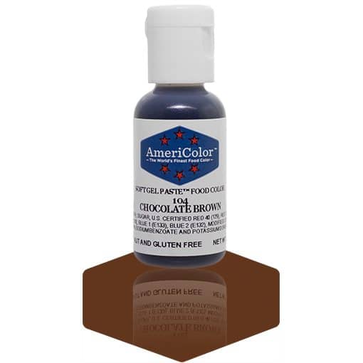 Chocolate Brown Gel Paste Food Coloring (.75 oz.)