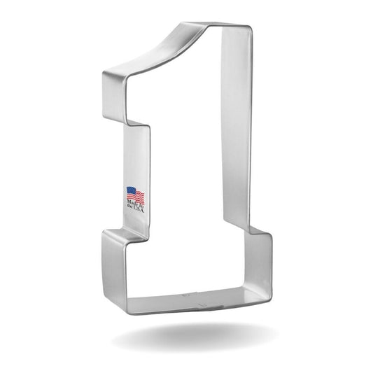 Collegiate Number 1 Cookie Cutter, 4 inch.