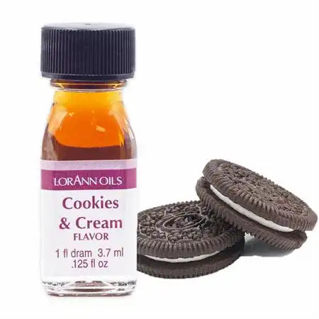 Cookies & Cream Flavored Oil, LorAnn's Super Strength Oil (1 dram)