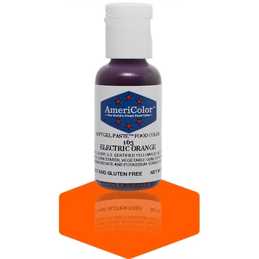 Electric Orange Gel Paste Food Coloring (.75 oz.)