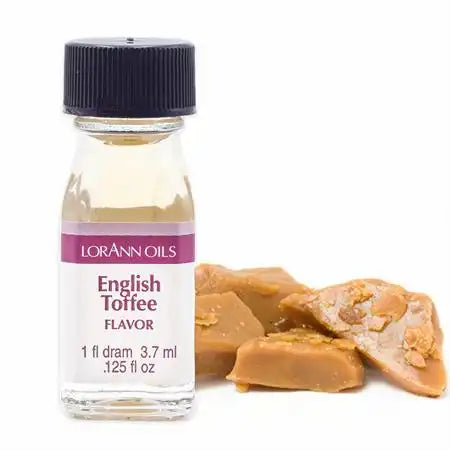 English Toffee Flavored Oil, LorAnn's Super Strength Oil (1 dram)