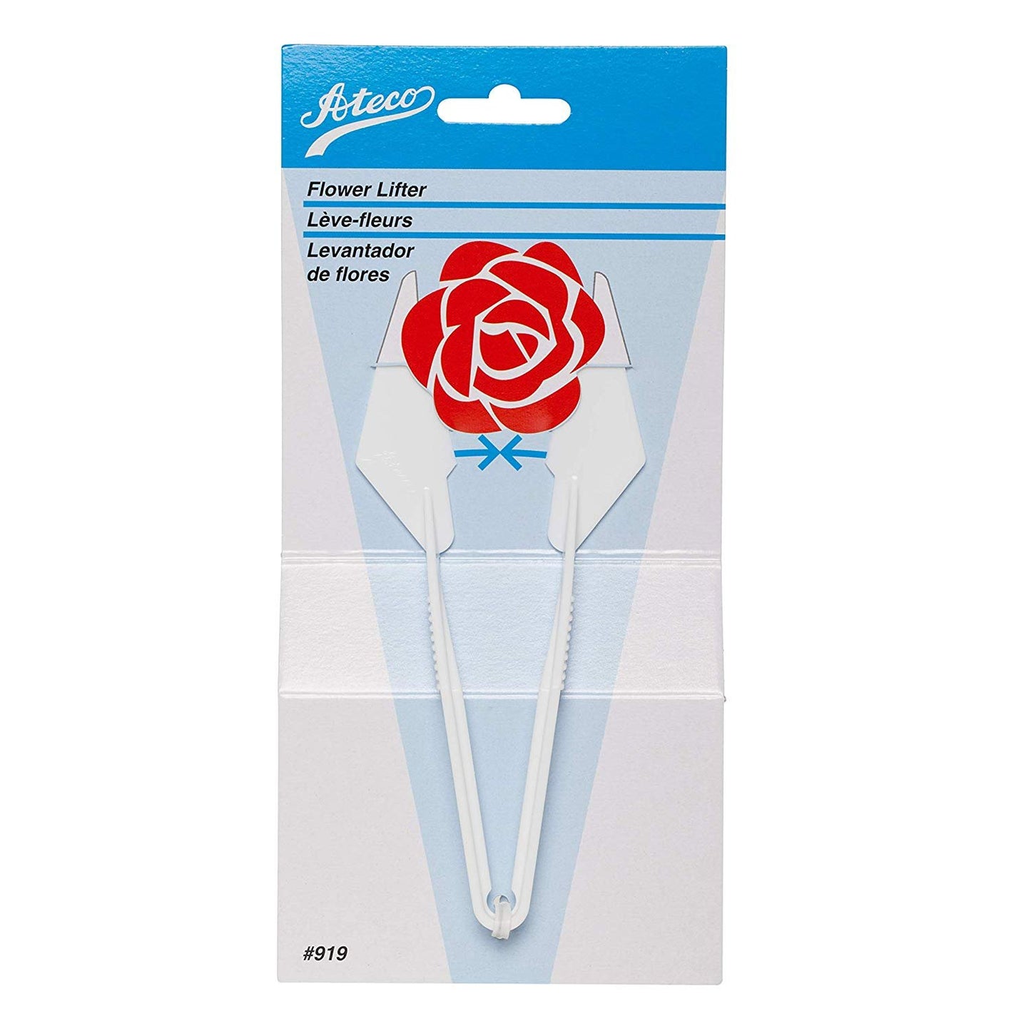 Pinch Grip Flower Lifter, White, Plastic
