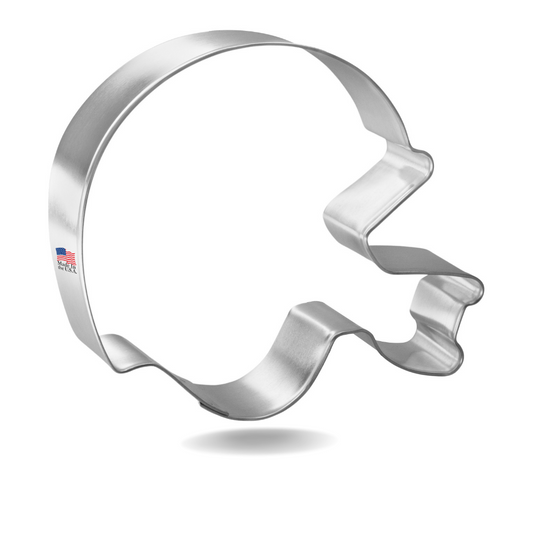 Football Helmet Cookie Cutter, 4 inch.