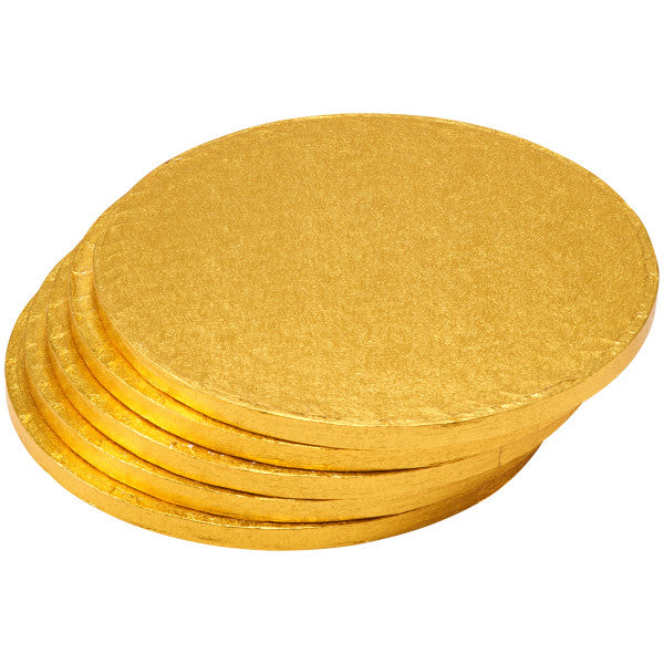 Gold Round Foil Cake Drum (Multiple Sizes)
