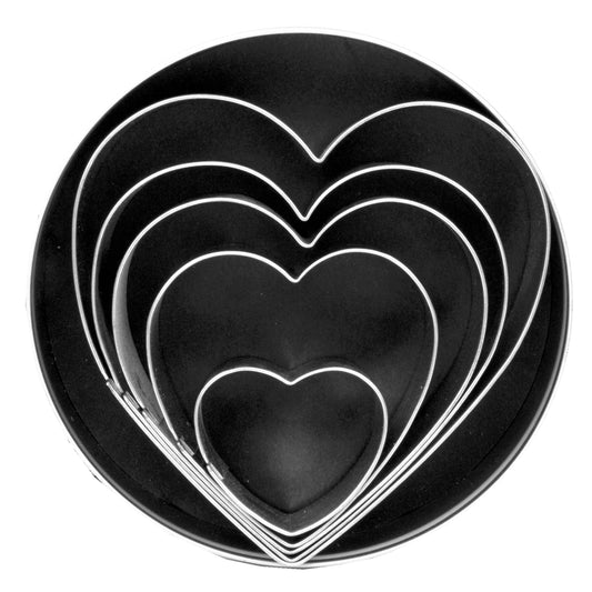 Heart 5 Piece Cookie Cutter Set