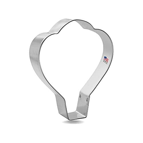 Hot AIr Balloon Cookie Cutter, 4 inch.