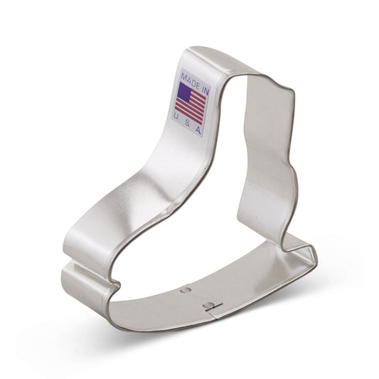 Ice Skate Cookie Cutter, 3 inch.