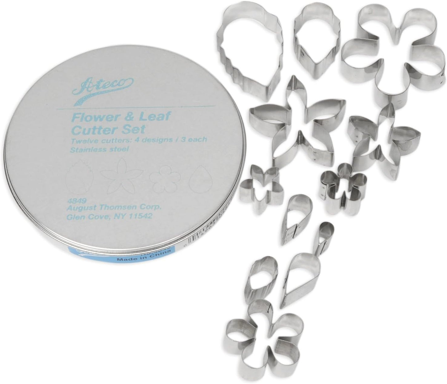 Flower & Leaf Cutter 12 Piece Set