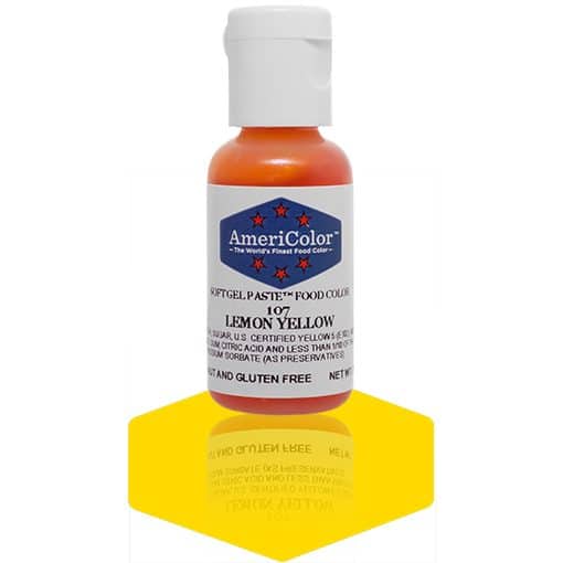 Lemon Yellow Gel Paste Food Coloring (.75 oz.)
