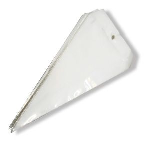12" 3 Mil Clear Disposable Reusable Decorating/Piping Bags, 100 Pack