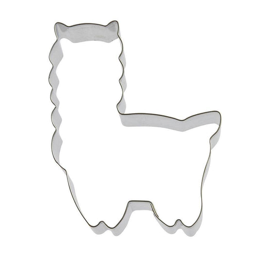 Llama Cookie Cutter, 4 inch.