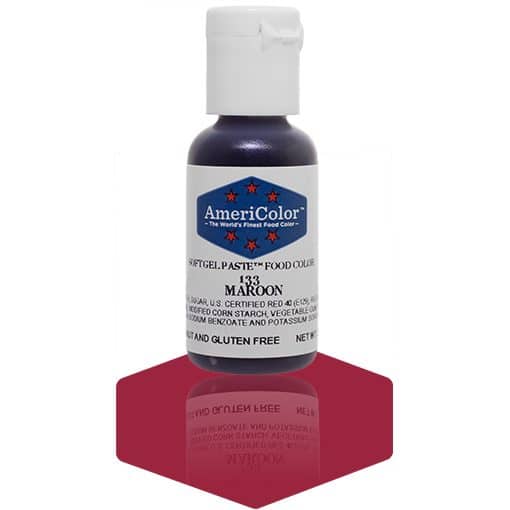 Maroon Gel Paste Food Coloring (.75 oz.)