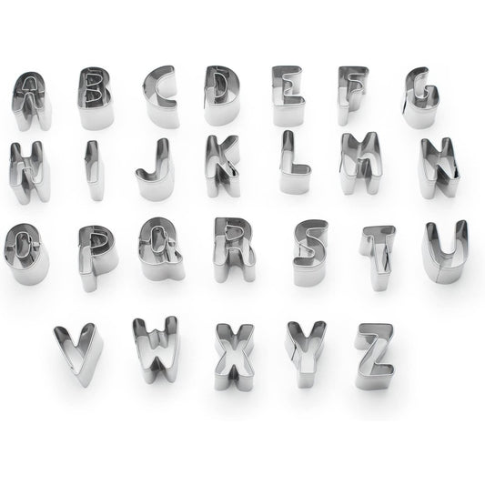 Mini Alphabet 26 Piece Cutter Set