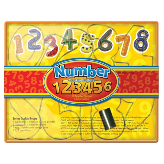 1-0 Numbers 10 Piece Cookie Cutter Set