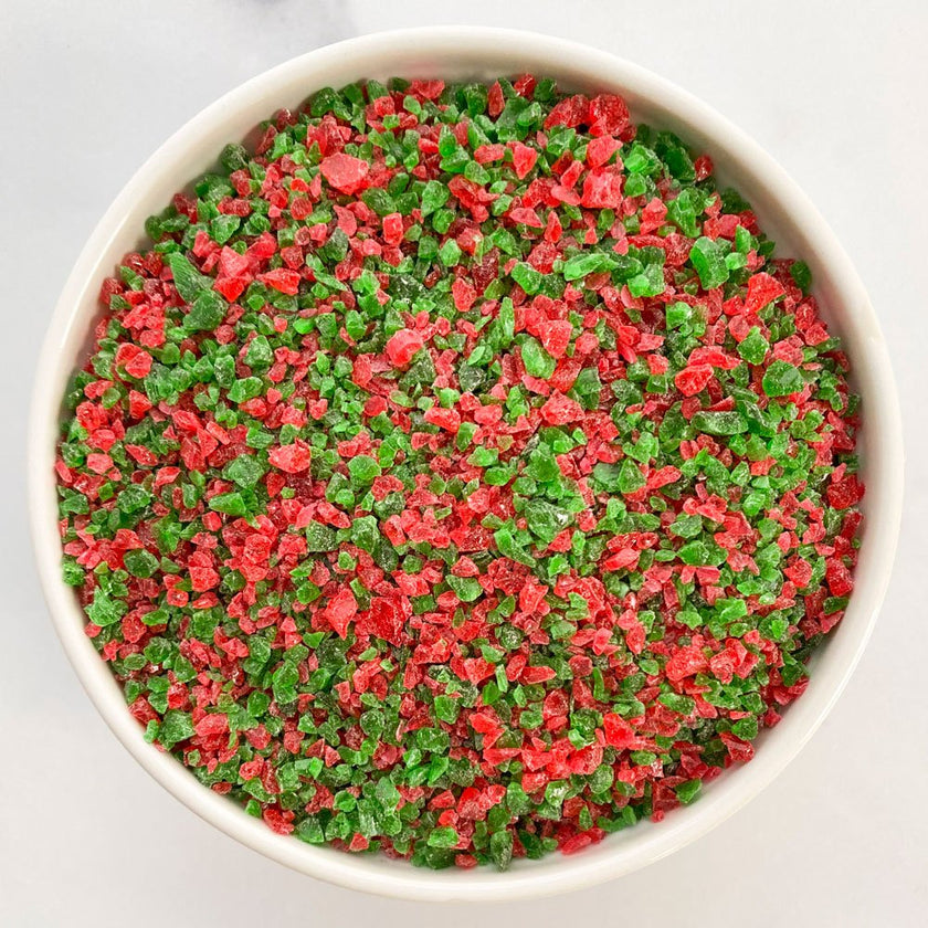 Peppermint Crunch, Red and Green