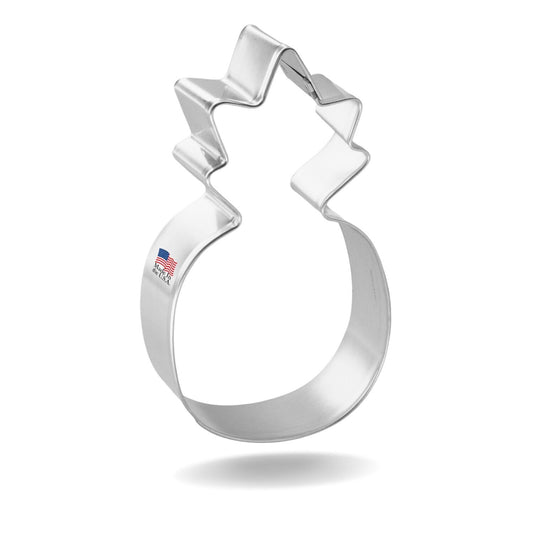 Pineapple Cookie Cutter, 4 inch.