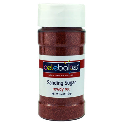 Red Sanding Sugar, 4 oz.