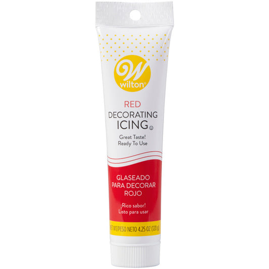 Red Ready-to-Use Icing Tube, (4.25 oz.)