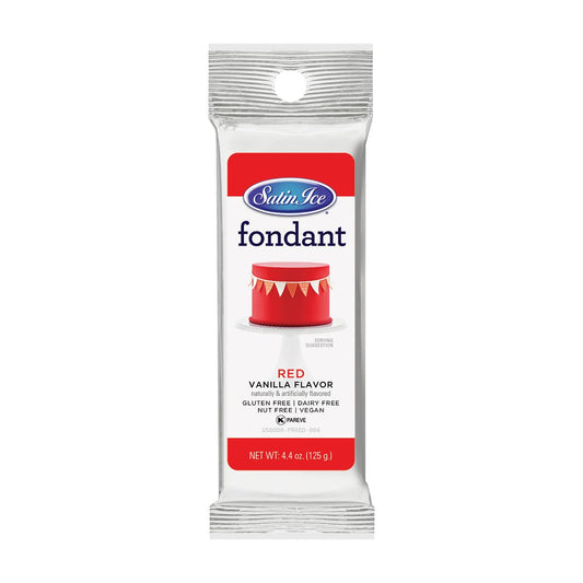 Red Vanilla Fondant, 4.4 oz