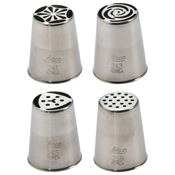 Flower Assortment, 4 piece Russian Tip Set