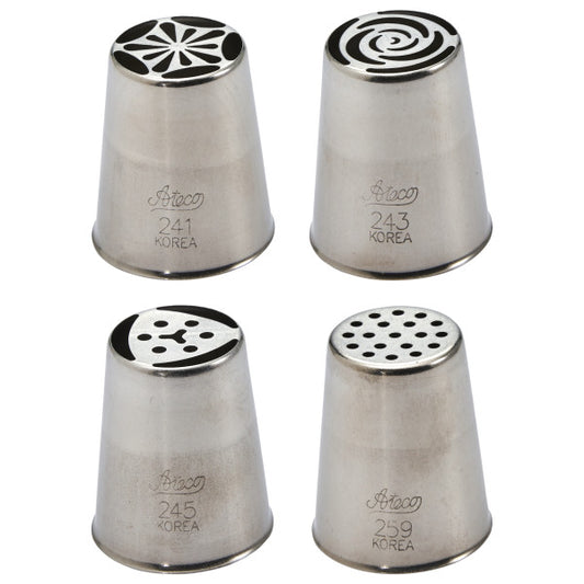Flower Assortment, 4 piece Russian Tip Set