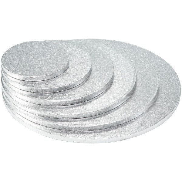 Silver Round Foil Cake Drum (Multiple Sizes)