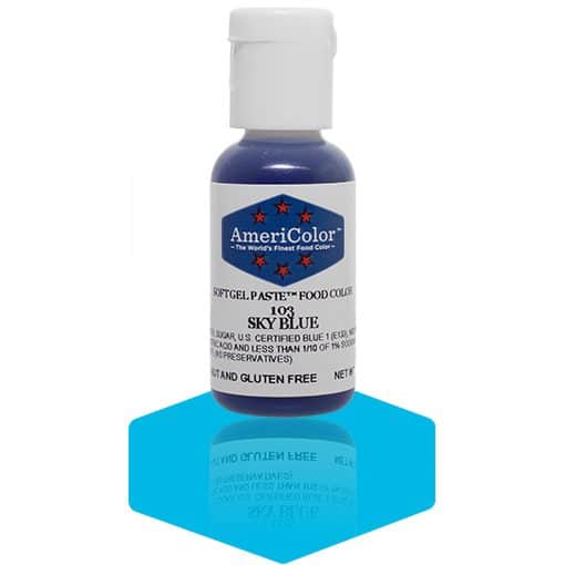 Sky Blue Gel Paste Food Coloring (.75 oz.)