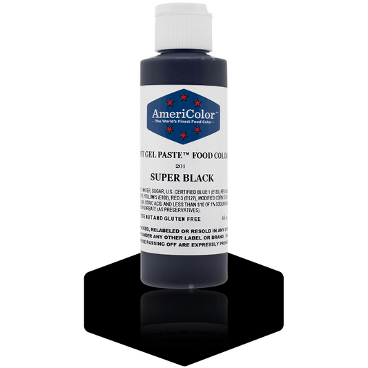 Super Black Gel Paste Food Coloring (4.5 oz.)
