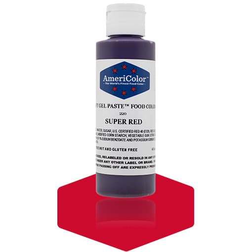 Super Red Gel Paste Food Coloring (4.5 oz.)