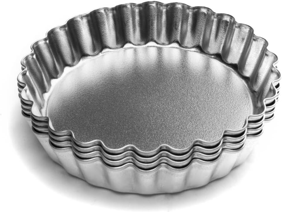 Fox Run Tartlet/Quiche 4" Pan (4 piece set)