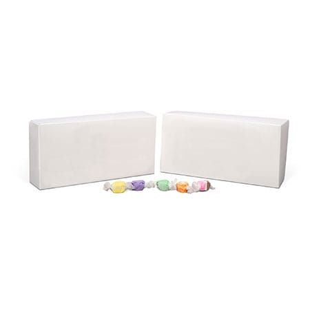 White 3 lb Rectangular Box
