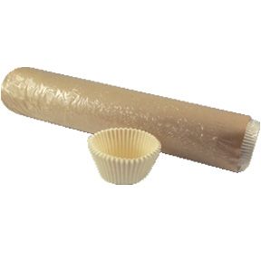 White Large Greaseproof Baking Cups, count 520 (approximate)